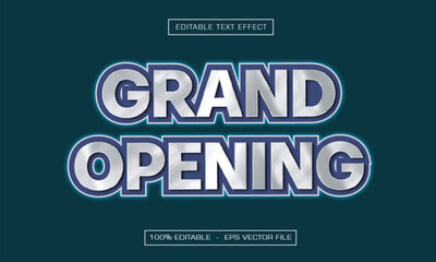 Grand Opening Text Effect