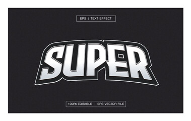 Super Editable Text Effect