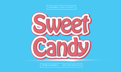 Sweet Candy Editable Text Effect