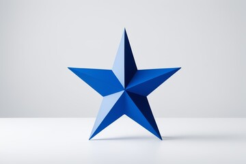 Obraz premium there is a blue star that is on a table