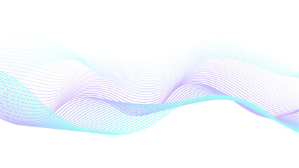 Abstract wavy lines. Futuristic tech background, Futuristic technology and sound wave pattern. 