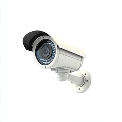 Security camera isolated on white background