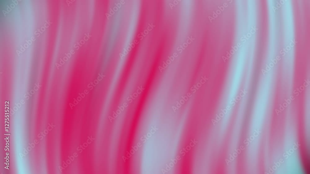 Poster a vibrant, abstract pattern featuring flowing waves of pink and blue, creating a dynamic and energet