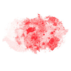 watercolor red paint