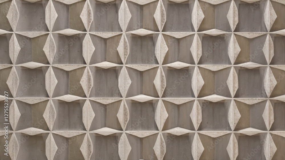 Poster abstract geometric background showcasing a textured cement pattern with beige and gray tones featuri