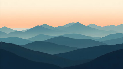 Fototapeta premium view of soft gradients blending seamlessly