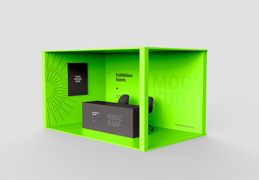 Stand Exhibition Mockup Template