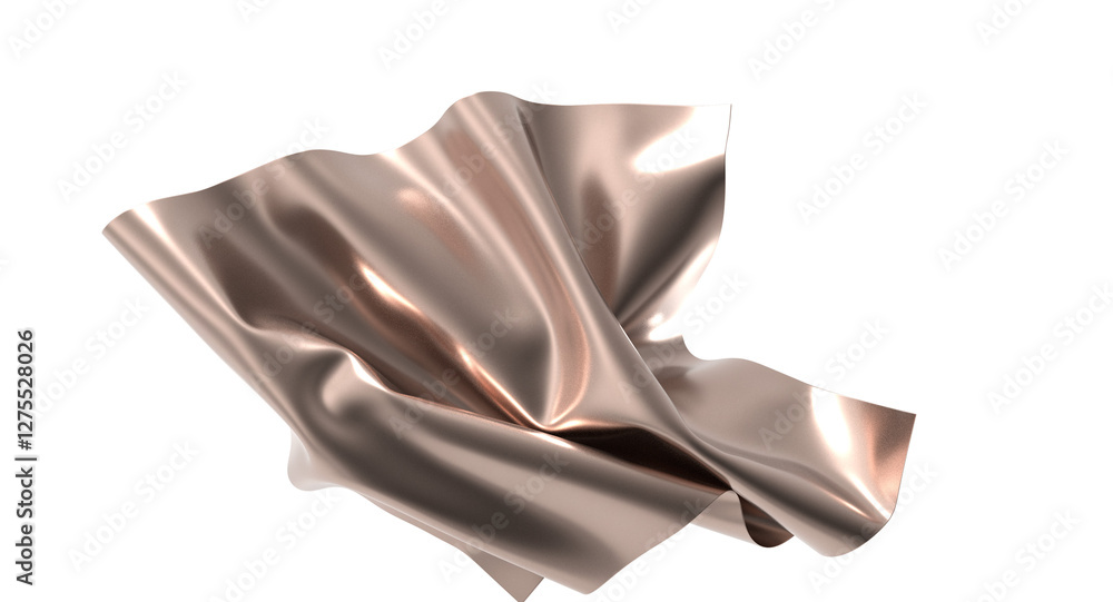 Aufkleber abstract draped fabric with smooth texture