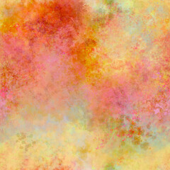Abstract blurry painted seamless pattern in warm delicate natural colors Grunge effect Grainy multicolor background