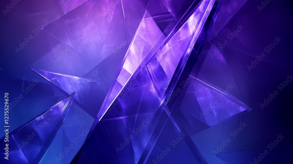 Poster modern dynamic abstract background with pulsating geometric shapes