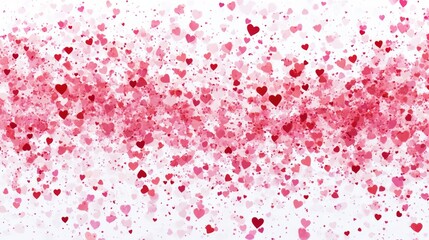 Naklejka premium Vibrant Heart-Shaped Backdrop Ideal for Romantic Celebrations