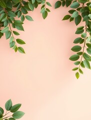 green leaves frame