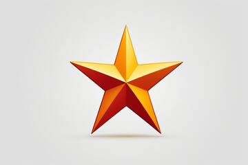 Fototapeta premium there is a star that is standing up on a white surface