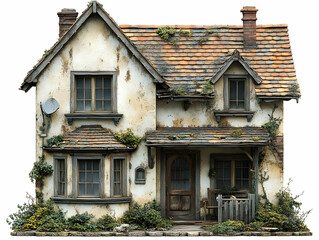 Old Cottage 3D Illustration