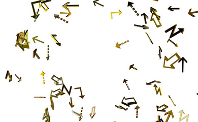 Abstract Gold Arrows Background