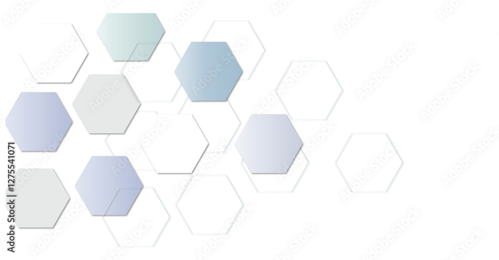 Poster vector technology luxury colorful hexagonal background vector illustration. futuristic banner with t