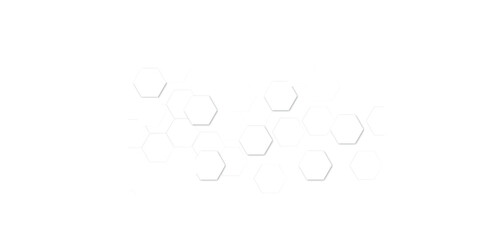 Abstract white soft hexagon concept design abstract technology background vector. White 3D futuristic honeycomb mosaic white background. 