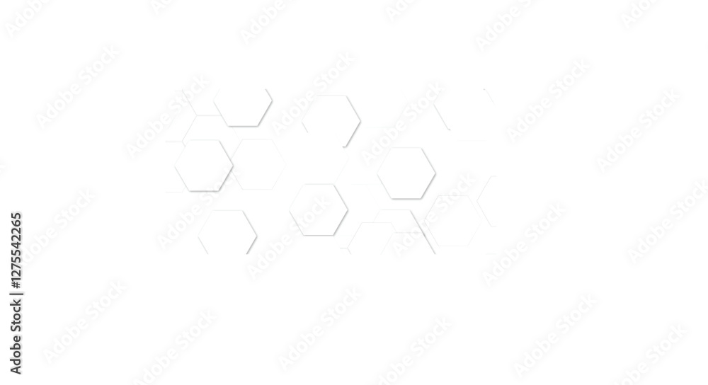 Poster abstract seamless hexagon pattern background. abstract hexagon technology design background. vector 