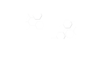 Abstract white soft hexagon concept design abstract technology background vector. White 3D futuristic honeycomb mosaic white background. 