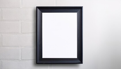 Stark Contrast White Posters Framed in Black, Showcasing Bold and Minimalistic Design Elements, Perfect for Modern Interiors or Artistic Ventures.