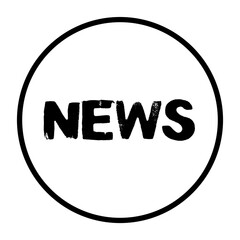 Runder Button zeigt: News - Nachrichten