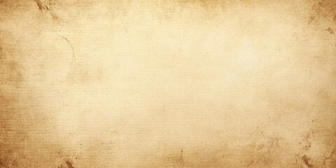 Vintage light beige paper texture background with distressed edges and subtle imperfections ideal for writing space or copy area set against a warm tone.