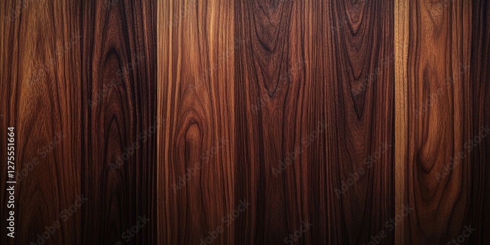 Poster elegant wooden texture featuring rich brown tones with alternating dark and light streaks arranged v