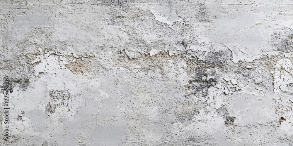 Aufkleber weathered concrete texture with scratched patterns in shades of gray and white, ideal for backdrops 