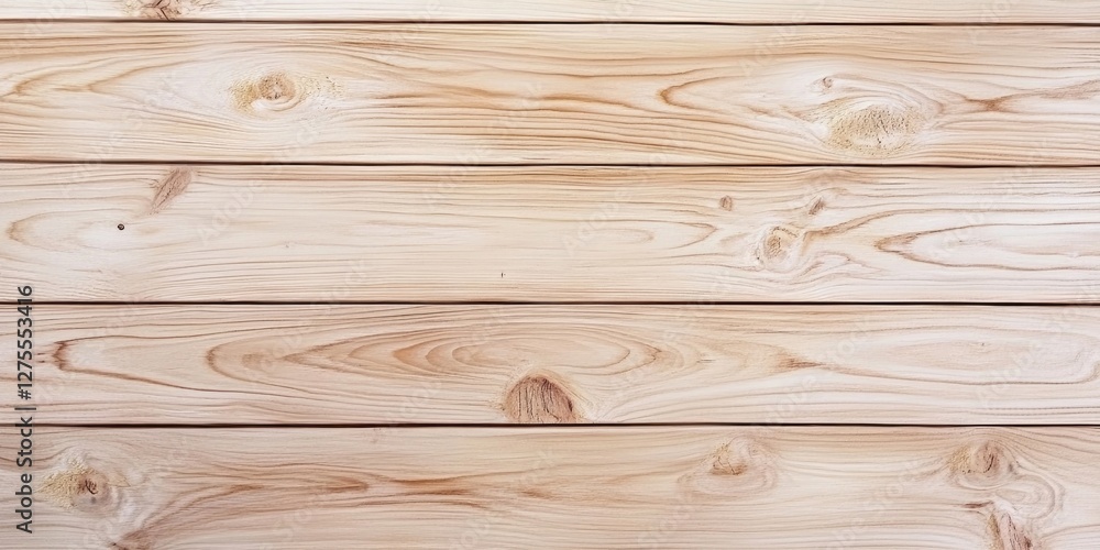 Fototapete light beige wooden planks arranged horizontally with visible wood grain creating a natural backgroun