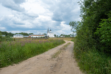 Gorokhovets, Vladimir Oblast, Russia - 07.19.24. View of Znamensky Monastery.