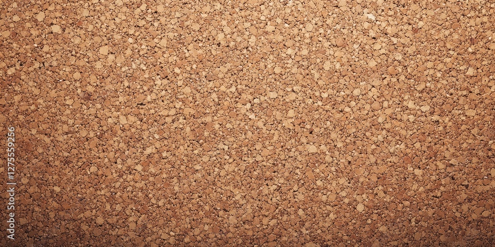 Poster brown textured cork board background with a coarse surface, showcasing warm earthy tones and ample c