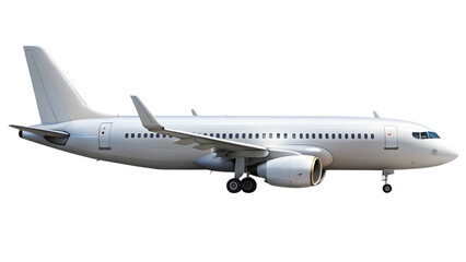 Obraz premium airplane isolated on transparent white background, clipping path