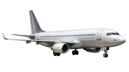Obraz premium airplane isolated on transparent white background, clipping path