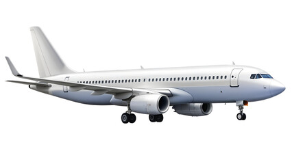 Obraz premium airplane isolated on transparent white background, clipping path