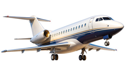 airplane isolated on transparent white background, clipping path