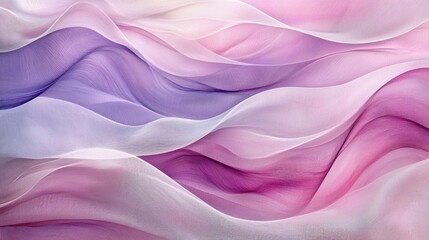 Abstract Pink and Purple Flowing Fabric