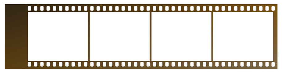 long filmstrip or border with empty frames