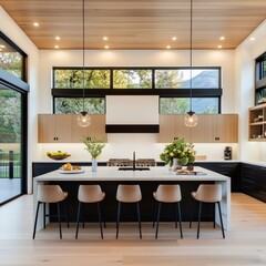 modern kitchen interior,generated ai