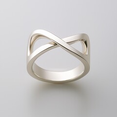 wedding rings on white,generated ai