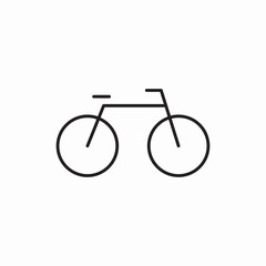 bicycle transport eco icon vector sign