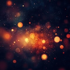 Cosmic Nebula: A Symphony of Glowing Lights