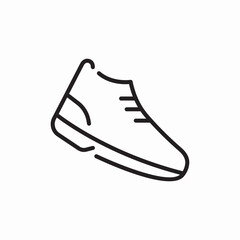 running shoe sport icon vector sign