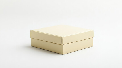 A plain cardboard packaging box