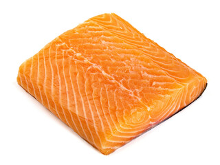 Salmon - Fish Fillet on white Background