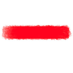 red paint brush strokes