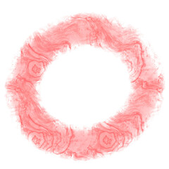 christmas wreath isolated on white
