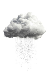 Isolated Cloud with Rain