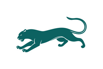 Symbol of Speed and Power Panther Illustration