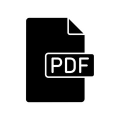 Icon a pdf, isolated against a clean background.
