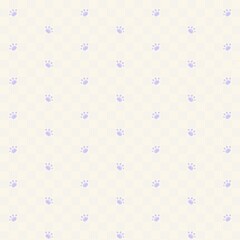 Dog footprints patterns and backgrounds 
